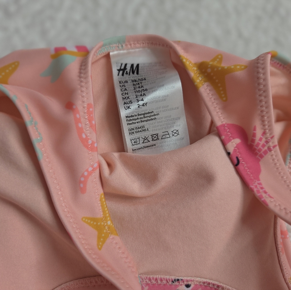 3t - 4t H&M Toddler Girl Swimsuit - Picture 4 of 6